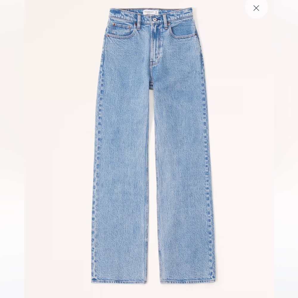 Abercrombie- The 90s relaxed Jean High Rise 8R/29